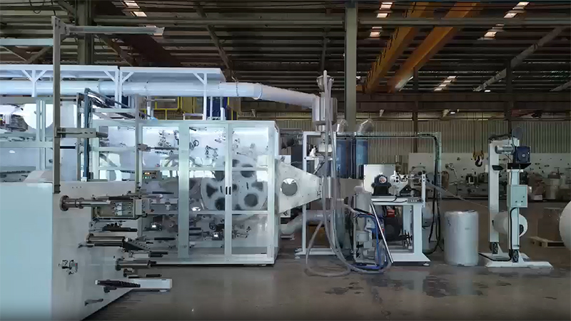 Baby Diaper Production Line with Servo Drive