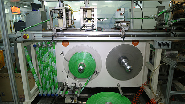 Wet wipe packaging machine line
