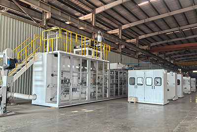 Baby Diaper Production Line with Servo Drive